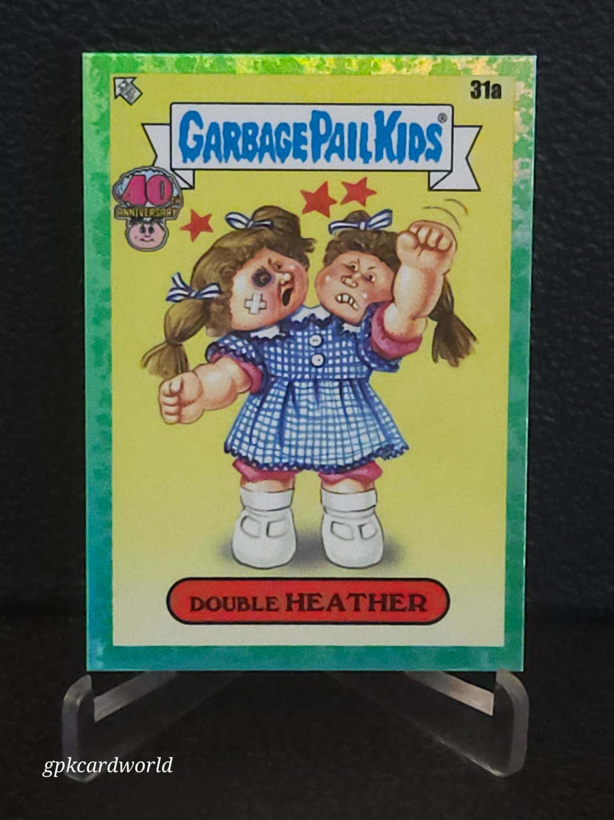 Double Heather #31a BOOGER GREEN
