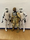 Star Wars Action Figure Lot – Stormtroopers & Bossk – 3.75” Vintage Style Hasbro