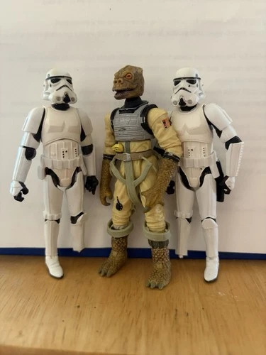 Star Wars Action Figure Lot – Stormtroopers & Bossk – 3.75” Vintage Style Hasbro