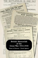Dean & Dawson | British Memorials Of The Great War 1914-1918 | Taschenbuch