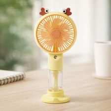 Misting Handheld Fan USB Rechargeable Portable Spray Cooling Travel Mini Fan