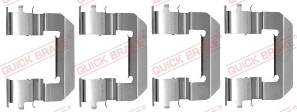 ZubehÖRsatz Scheibenbremsbelag Vorne Quick Brake 109 0014 Passend FÜR Fiat-image