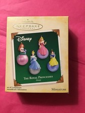 Hallmark Ornament 2005 The Royal Princesses Snow White Ariel Cinderella sleeping