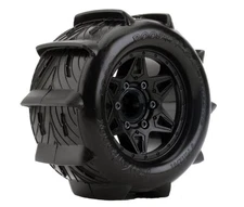Powerhobby 1/10 Rooster 2.8 Belted Sand Snow Tires Wheels (2) FOR Traxxas Sta...