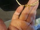 Trifari Crown White Enamel Leaf & Chains Necklace Dainty Vintage 1960's 15" — photo 9