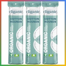 Organic Cotton Rounds 300 Count Makeup Remover Face Pads Lint Free Gentle