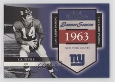 2002 Playoff Prestige Banner Season 148/1963 YA Tittle #BS-40 HOF 0l2