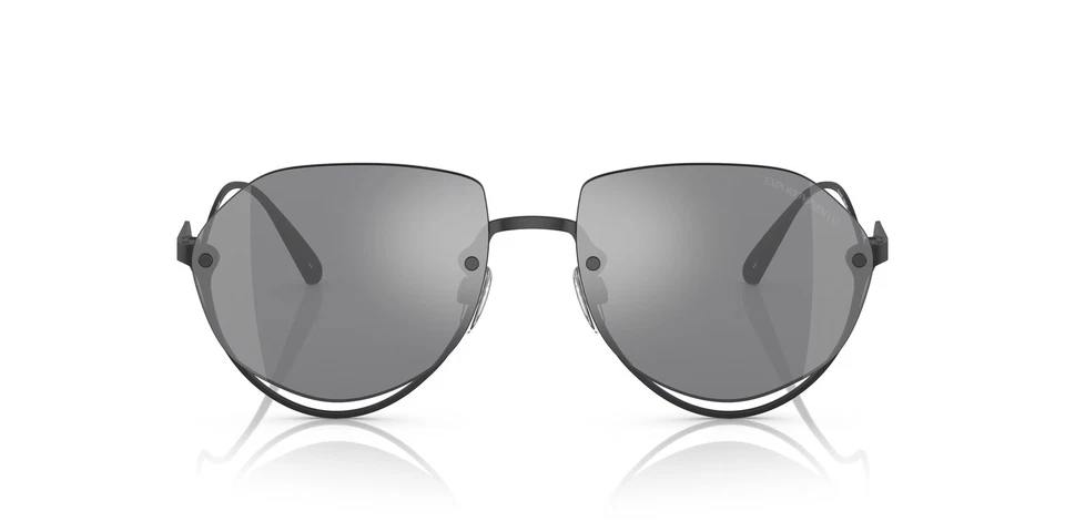 Gafas de sol redondas negras mate Emporio Armani 0EA2137 30016G Foto 2 de 4