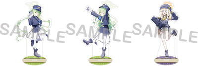 Blue Archive Hikari Nozomi Aoba JR Akihabara Station 3x Acrylic Stands