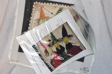 Needlepoint Canvas Vintage Witches Trixie Dixie Peach & GUIDES by KEN RARE
