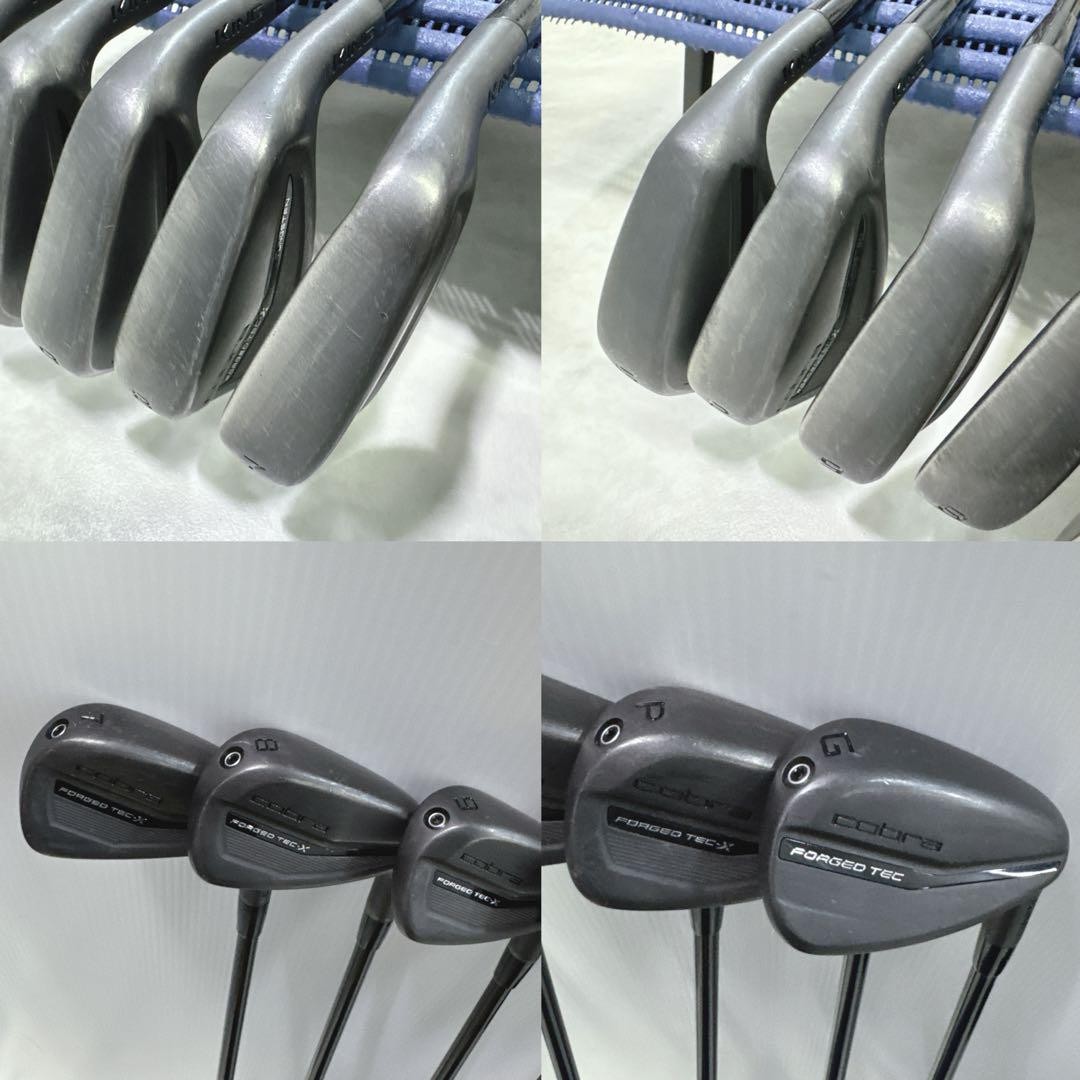 キング FORGED TEC-Xブラック アイアン RAUNE i105 X 右 KING Forged Tec X Black Irons – COBRA Golf