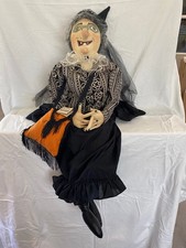 Halloween Vahn Witch Large Folk Art Doll Joe Spencer Gathered Traditions NOS