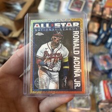 Ronald Acuna Jr 2 card lot ‘24 35th Anny’ Edition Mojo & Allstar holo ASG-18 