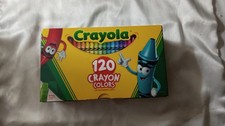 CRAYOLA 120 Crayon colors 52-6920 with sharpener, new open box