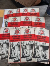 1934 SINCLAIR H-C GASOLINE "How One Gallon Could Hoist Them" Ad for eleven items