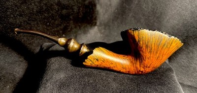 Vintage Ben Wade Preben Holm Golden Walnut Freehand Estate Briar Pipe Denmark