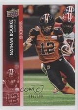 2022 Upper Deck CFL Exclusives 17/100 Nathan Rourke #1 1p5j
