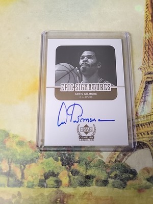 2008-09 UpperDeck Ultimate Collection Artis Gilmore Epic Signatures Autograph