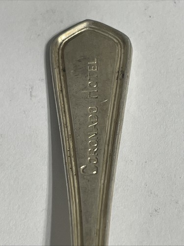 Coronado Hotel Demitasse Vintage Souvenir Spoon Collectible