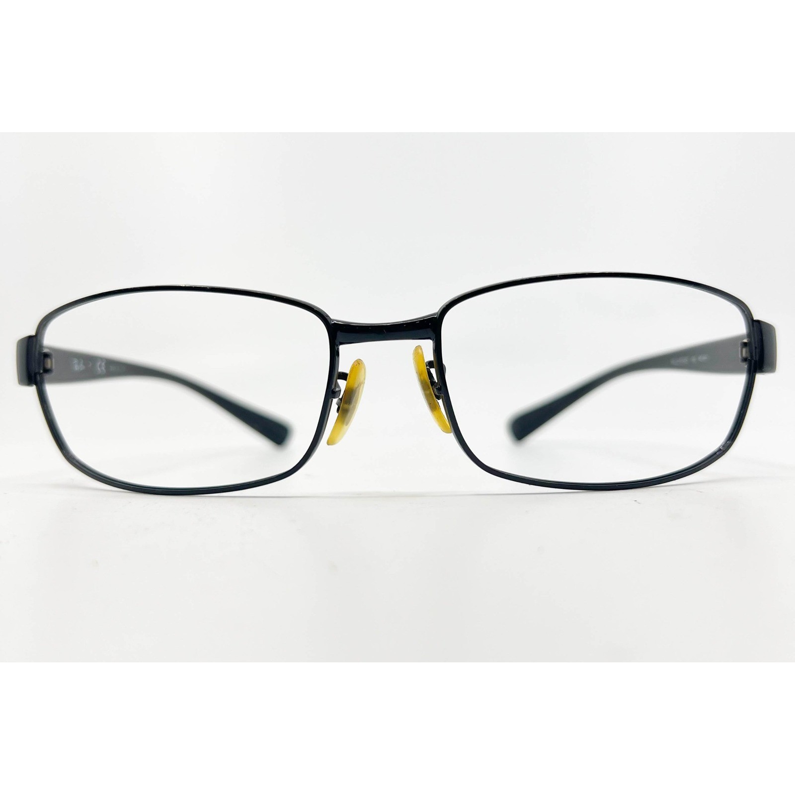 Ray-Ban Rectangular Sunglasses Frames Black Metal… - image 1