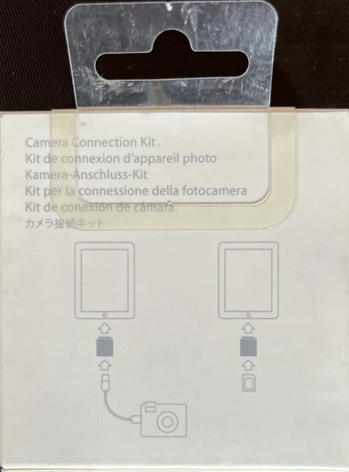 Apple Camera Connection Kit For iPad iPhone USB Kamera Adapter + SD Adapter OVP - Immagine 2 di 3