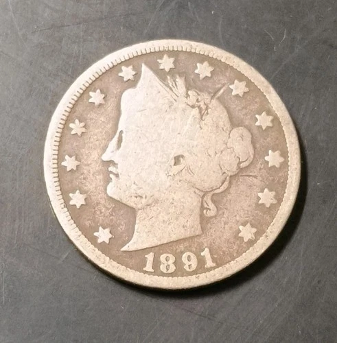 1891-P Liberty Nickel — photo from the most recent tracked eBay sale