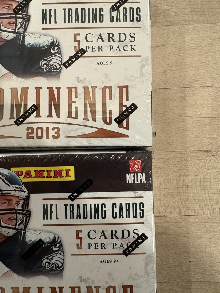 Lot Of 2 2013 Panini Prominence Football Factory Sealed Hobby Mini Boxes - Kelce - Image 2 of 3