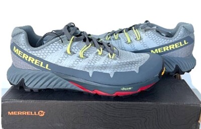 Merrell Agility Peak Flex 3 Trail Running Shoes NIB Sizes 8,8.5 Gray Mens Sneake