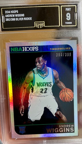 2014 Panini NBA Hoops Silver Rookie Andrew Wiggins Mint Warriors #380/399 SP - Picture 2 of 3