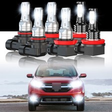 For Honda CR-V CRV 2015 2016 2017-2019 Combo LED Headlight Fog Light bulbs Kit