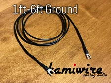 Kamiwire KG1 - 18 AWG Pure OFC Turntable Ground Wire - Silver Soldered - USA