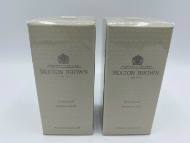 2 x Molton Brown Bushukan Deodorant Sticks NEW