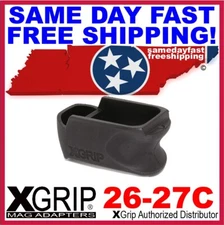 X-Grip for GLOCK 26-27 Fits G19 23 Magazines for use onG26 27 Pistols XGGL26-27C