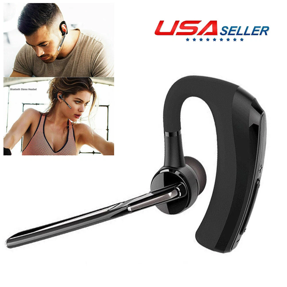 Bluetooth Headset Noise Cancelling Single Ear Bluetooth Earphone with Microphone