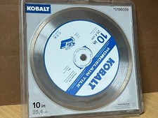 Kobalt 10-in Wet Continuous Rim Circular Porcelain Tile Diamond Saw Blade