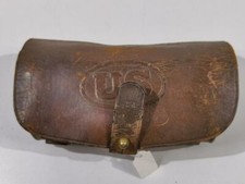 U.S. Civil War, Henry Cartridge Box .44, No. 2, 24 belt loops inside, brown leat