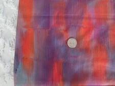 4594. BATIK - STRIPE DESIGN Craft, Quilting COTTON FABRIC - 44" x 7/8 yd.