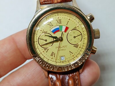 POLJOT Moscow Rome  3133 Sturmanskie Okean Chronograph Mechanical Men's Watch