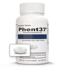 Phent37 - Speckled Tablets  Appetite Control, Fat Burner Phenylethylamine Energy