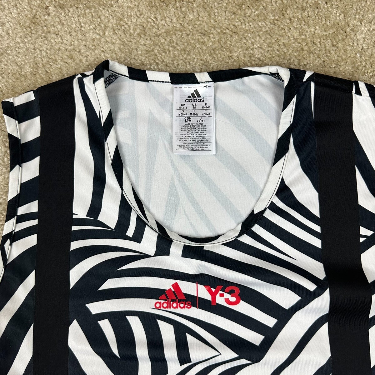 Adidas Roland Garros Y-3 Yohji Yamamoto Womens Tank Top M