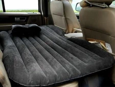 Inflatable Car Back Seat Air Mattress Bed w/ Pump Travel Sleeping Blow-Up Pad