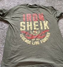 WWE Iron Sheik Pro Wrestling Crate Exclusive T Shirt XL