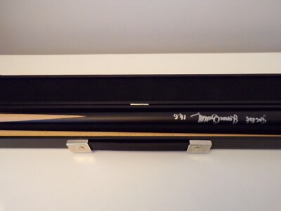 Rocket Ronnie O'Sullivan Snooker Queue signed original authentic Autogramm AFTAL 73