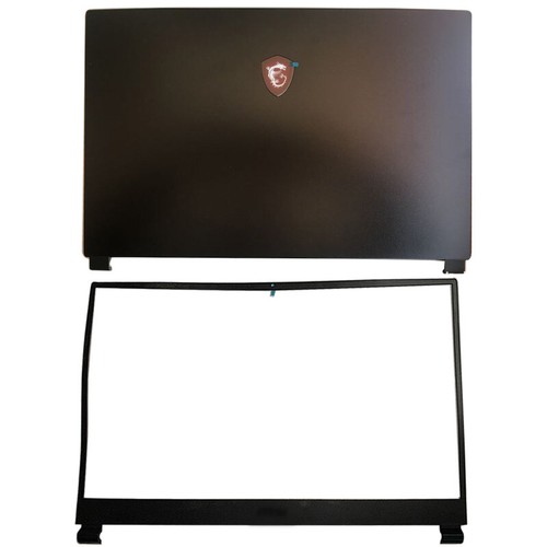 Cover Posteriore LCD + Cornice Anteriore Nera Per Laptop MSI GL75 9SE 9SD MS-17E2 MS-17E4