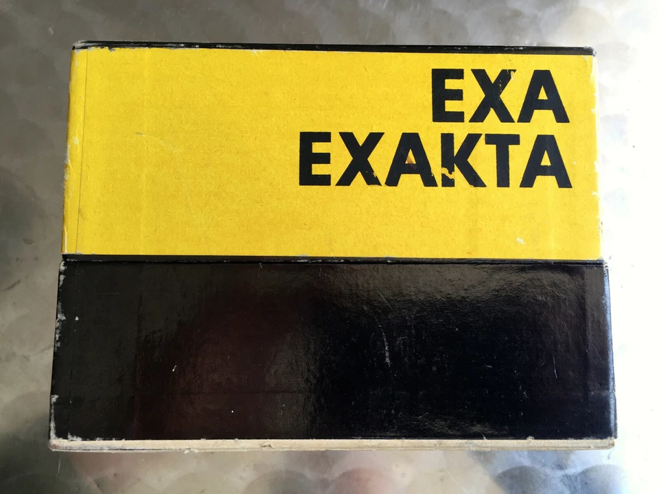 ¡BONITO! Cámara PENTACON EXA IIb IIb y lente Carl ZEISS Tessar 2,8/50 mm EN CAJA Foto 3 de 4