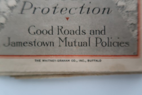 VTG Jamestown Mutual Insurance Company 1932 Detailed Road Map NY NJ PA Ephemera - Picture 4 of 8