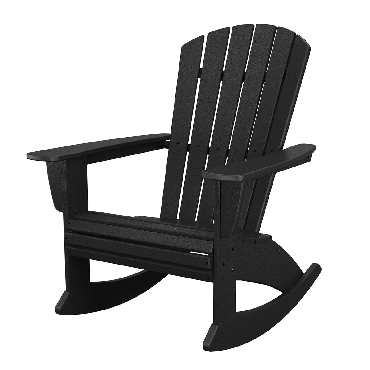 Black Portside Shellback Adirondack Rocking Chair eBay