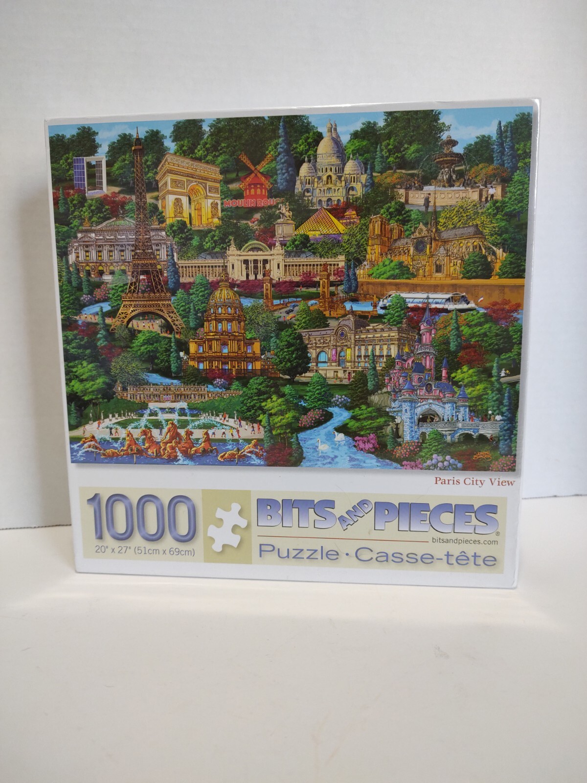 Bits and Pieces Joseph Burgess Paris City View 1000 Piece Puzzle Sealed ...