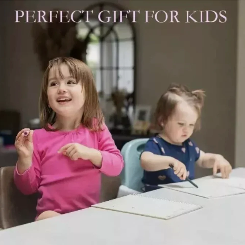 Libro de escritura DTREEL Magic Grooved 4 piezas + bolígrafo | Práctica reutilizable para niños 3-8... Foto 2 de 4