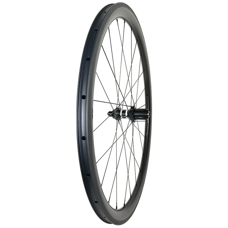 Set ruote bici da strada 700C in carbonio foto 2